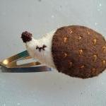 Felt Hedgehog Hairclip - Ch..